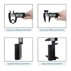 6″ 150mm Digital Caliper Micrometer LCD Gauge Vernier Electronic Measuring Tool