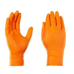 1st Choice Premium Orange Nitrile Disposable Gloves, 6 Mil, Case of 1000