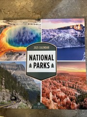 2025 National Parks Wall 12×12 Calendar