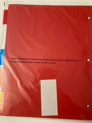 Lot of 6 Wexford 5 Pack Multi-Color Insertable Dividers 9″ x11.25″ NEW