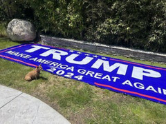TRUMP 2028 – HUGE & VERY LARGE -RED Banners – Reinforced Vinyl -USA MADE QUALITY