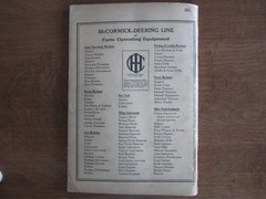 McCormick Deering Hoosier Empire Kentucky grain drill corn planter parts manual