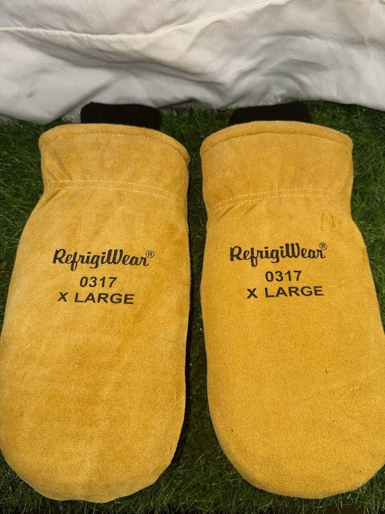 RefrigiWear Freezer Warehouse Mittens XL Extreme Cold Insulated Work Gloves 0317
