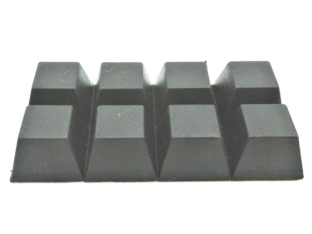 1/2″ H x 3/4″ Sq Rubber Feet Bench Top Electronics with 3M Adhesive Backing