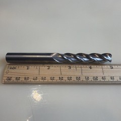 Helical Solutions 82443 Uncoated Solid Carbide Corner Radius End Mill
