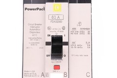 SQUARE D FDA32060 60A 3-POLE POWERPACT CIRCUIT BREAKER, 25KA@240V