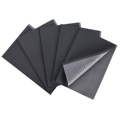 Black Disposable Dental Bibs Medical Tattoo Towels Waterproof 13″x18″ 125Pcs/Bag