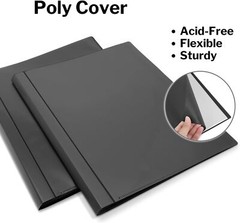 8.5X11 Presentation Binder With 24 Sleeves Customizable Portfolio Organizer
