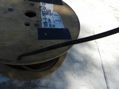 6 AWG 600 Volt THHN or THWN Stranded Copper Building Wire BLACK Per Foot
