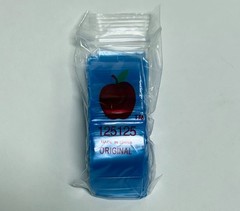 Apple Mini Zip Resealable Bags 1-1/4″ x 1-1/4″ Blue Baggies 125125 1000ct. NEW