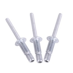 Structural Pop Rivets Dome Head Steel Monobolt Breakstem Fasteners 4.8mm 6.4mm