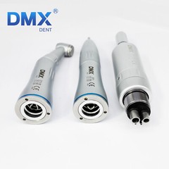 Dental Slow Low Speed Handpiece Push Contra Angle/Air Motor NSK Style 4 Holes US
