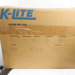 K-Lite NULL Refractory Ceramic Fiber Blanket 9 lb/cf 1″ x 24″ Wide x 25′ L