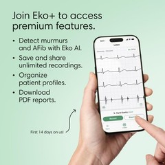 Eko CORE 500™ Digital Stethoscope — 40x Amplification, Active Noise Cancellat…