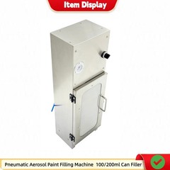 Pneumatic Aerosol Paint Filling Machine Semi-automatic Paint Spray Can filler