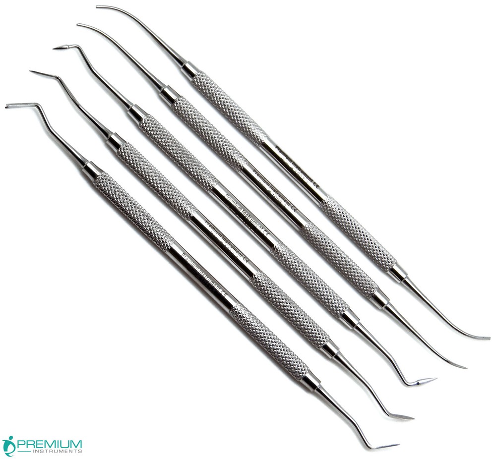 New 5 Pcs Set P.K Thomas Wax Carvers 1, 2, 3, 4, 5 Waxing Restorative Instrument