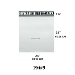 100 Pcs Poly Mailers Shipping Bag 7.5×10 9×12 10×13 12×15.5 14.5×19 19×24 24×24
