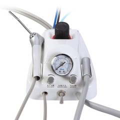 Portable Dental Delivery Unit Air Compressor Syringe Suction /Turbine Unit 4Hole