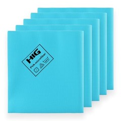 PVA Microfiber Cleaning Towels, Streak Free Shine,Ultra Absorbent, 5 Pack (blue)