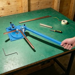 Manual Rebar Bender, Rebar Bending Tool, Manual Rod Bar Bender With 7 Bearings