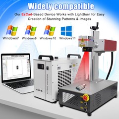 CRS 5W 10W 15W 355nm UV Laser Marking Engraving Machine For Glass Acrylic Wood