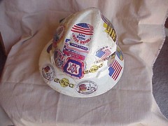Hard Hat Forman Safety Helmet Construction Safety Helmet w/ Stickers