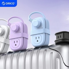 ORICO Travel Power Strip with 4 Outlet 3 USB Charging Station 4ft Extension Cord