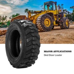 10×16.5 Skid Steer Loader Tire 12 Ply 10-16.5 Heavy Duty for Bobcat