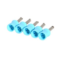 100X Dental Prophy Polishing Cups Latch Brushes for Contra Angle Handpiece MT