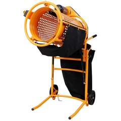 360W Foldable Electric Rotary Soil Sieve Machine Steel Screen Aperture 11MM