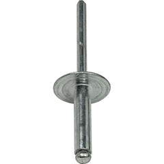 Large Flange Pop Rivets 3/16″ x 1/2″ Aluminum Dome Head (6-8) Blind Qty 50