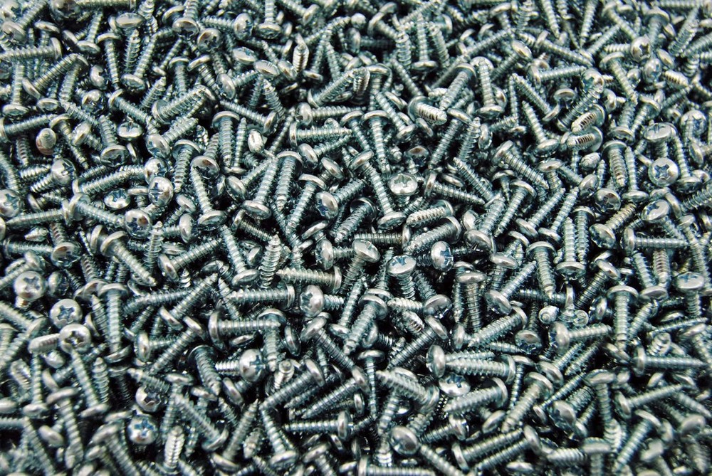 (2800) Phillips Pan Head 6 x 1/2 Type AB Zinc Plated Sheet Metal Screw SMS