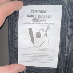 CEN-TECH 94181 Cable Tracker Kit w/ Case Instructions Leads, RJ11 Tested