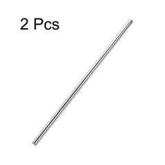 2pcs 5mm x 250mm 304 Stainless Steel Solid Round Rod for RC DIY Craft Tool