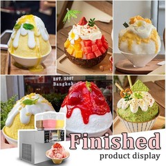 90% New Commercial 4 Feeding Buckets Automatic 264 lbs/Day Shaved Ice Machine