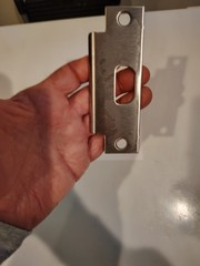 New Schlage Door Strike Plates Stainless Steel 4 7/8 In X 1 6/8