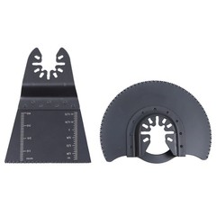 25PCS Titanium Oscillating Tool Blade, Professional Bi-Metal Multitool Blades Ki