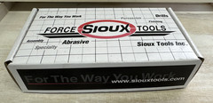 NEW SIOUX Heavy Duty Right Angle Die Grinder, 1/4 in Collet Size, 20000 rpm NIB