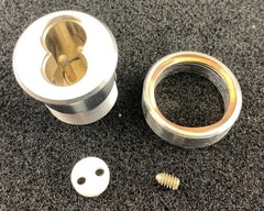 BEST 30H-40H? 492Y Commercial Door Lock Cylinder Bezel Trim brushed SS