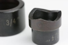 TEMCo 3/4″ Conduit Punch and Die For Hydraulic Knock Out Driver