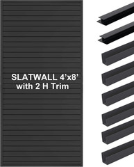 Slat Wall Paneling Garage Wall Organizer, Slatwall Panels Garage Tool Organizer