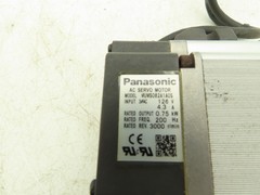 Panasonic MUMS082A1A0S Servo Motor 126V 4.3A 0.75kW 3Ph 3000RPM 200Hz 19mm Shaft