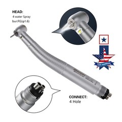 1-10*Kavo Type Dental LED E-generator High Speed Handpiece Standard 4Spray 4Hole