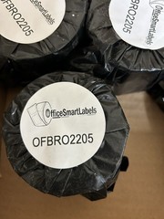 6 Rolls Continuous Paper OFBRO2205 Labels (2-3/7″ x 100 Feet) 62mmx30M