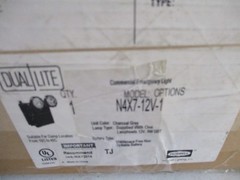 NEW Hubbell-Dual-Lite N4X7-12V-1 LIGHT EM IND 12V 50W FREE SHIPPING