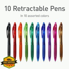 Pentonic Retractable Ballpoint Pens 10 Count