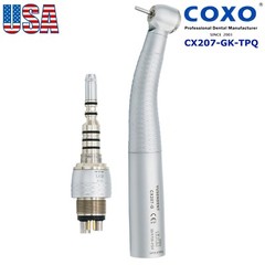 US COXO Dental LED High Speed Handpiece Fiber Optic Turbine for KaVo LED Coupler