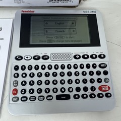 Franklin MES-2400 Digital Talking Dictionary Multi-Language Translator NEAR MINT
