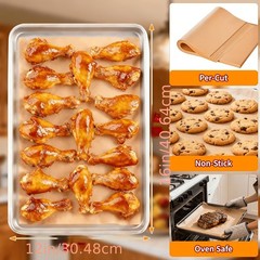 55-piece set of food-grade oil-absorbing paper, grease-proof paper liners