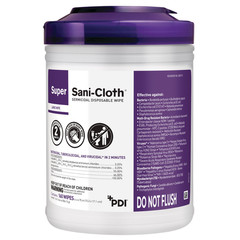 3Ct Super Sani-Cloth Germicidal Disposable Wipes Disinfecting 6″x6.75″ 160ct
